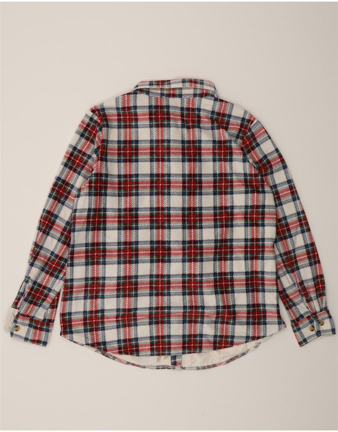 LEE Camisa de franela para mujer Riders UK 46 Large Red Check Poliéster