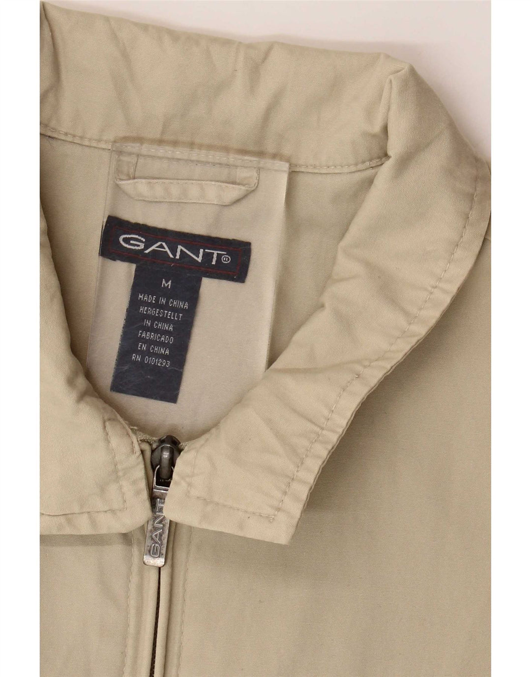 Gant Chaqueta Bomber para Hombre UK 38 Algodón Beige Medio