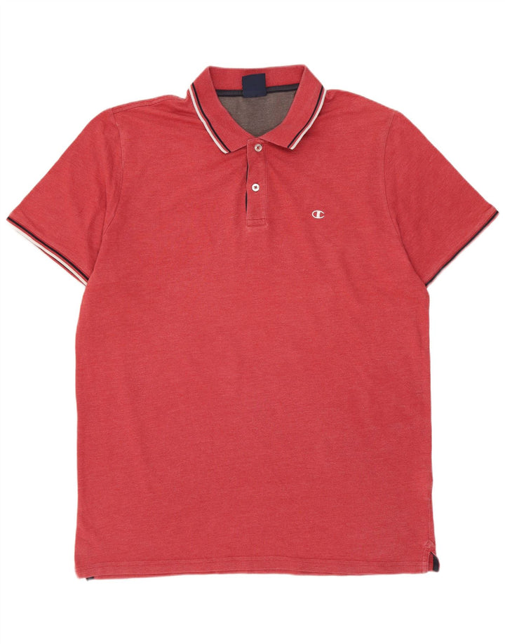 CHAMPION Polo Hombre XL Algodón Rojo