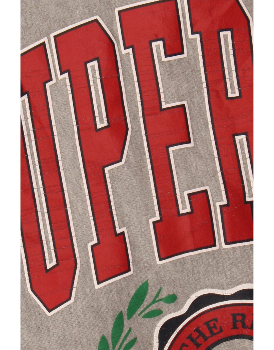 SUPERDRY Sudadera gráfica para mujer Jumper UK 8 Small Grey Colourblock