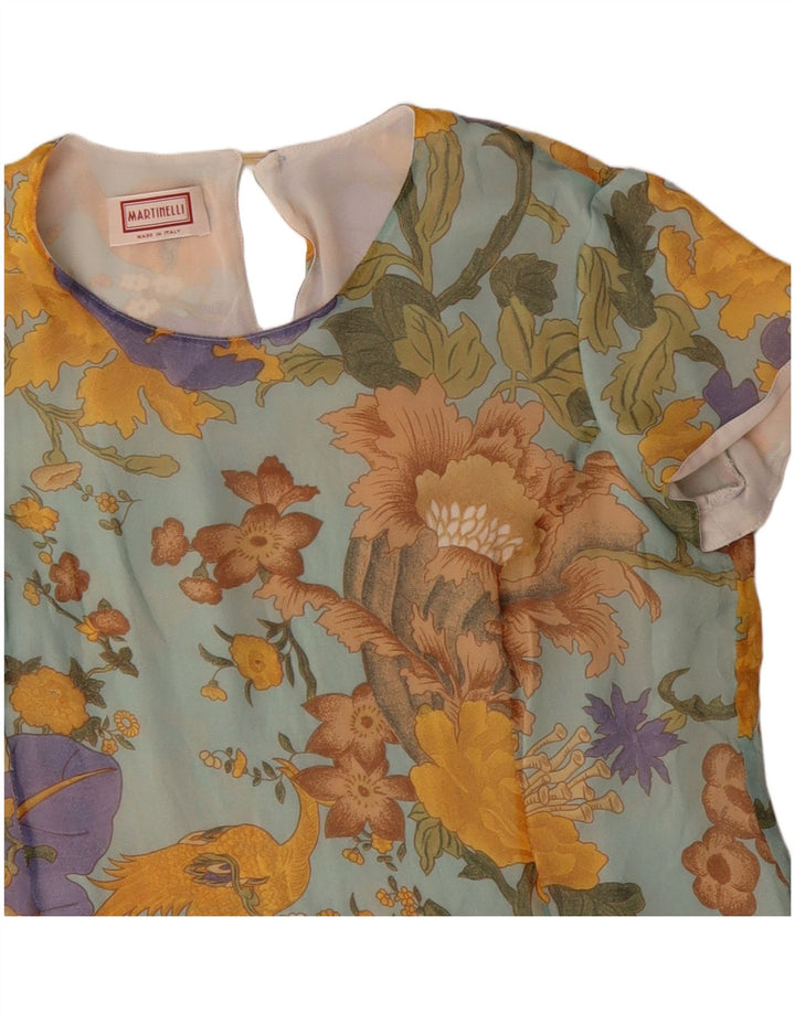 MARTINELLI Blusa para Mujer Top UK 40 Mediano Multicolor Floral