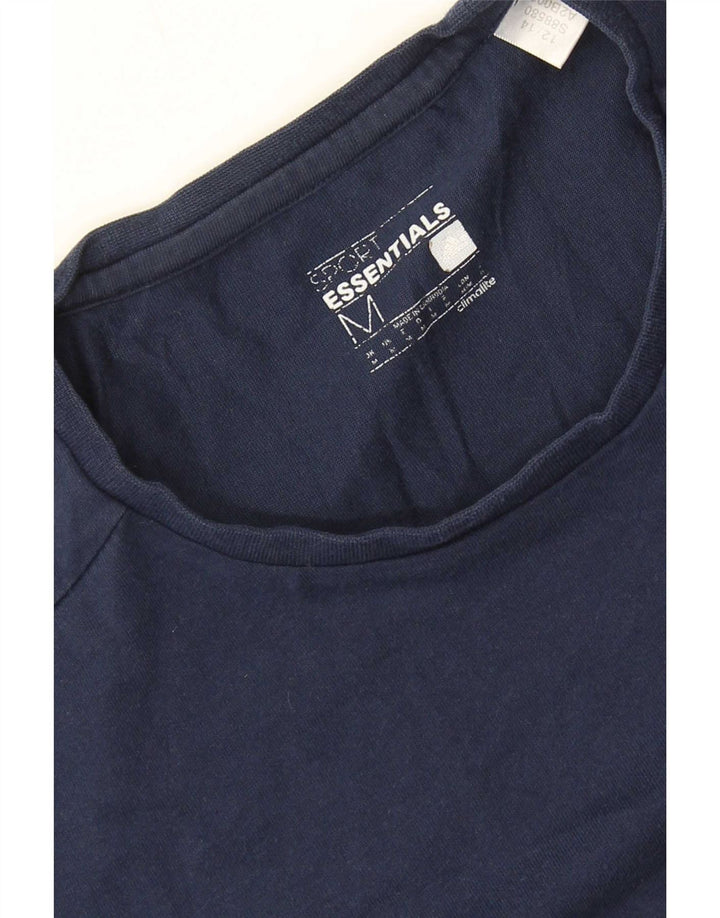 Adidas Mens Climalite Camiseta Top Medio Azul Marino