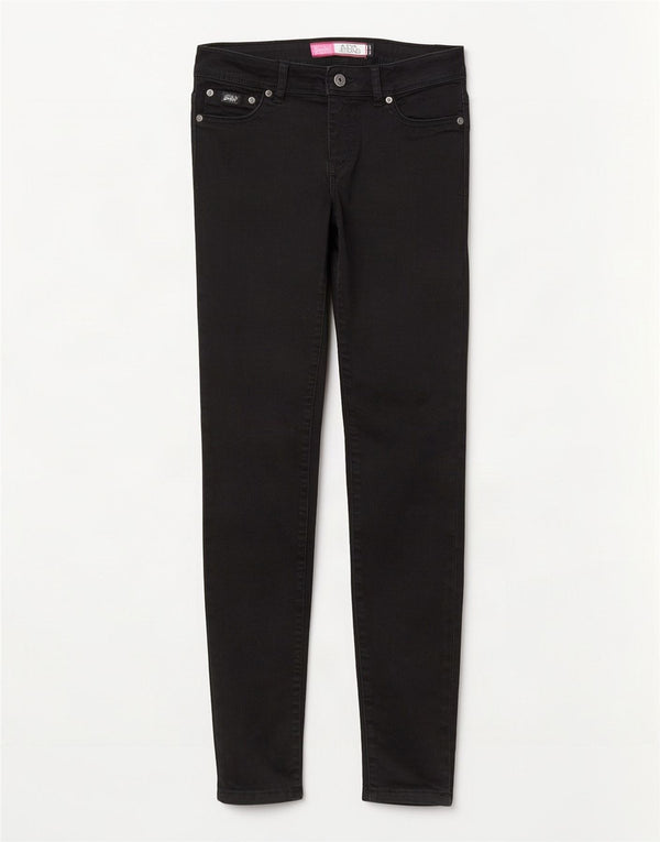 Vaqueros Superdry Alexia Jegging para mujer W28 L32 Algodón negro