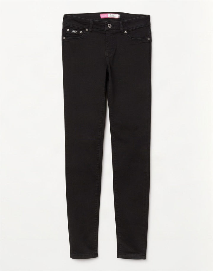 Vaqueros Superdry Alexia Jegging para mujer W28 L32 Algodón negro