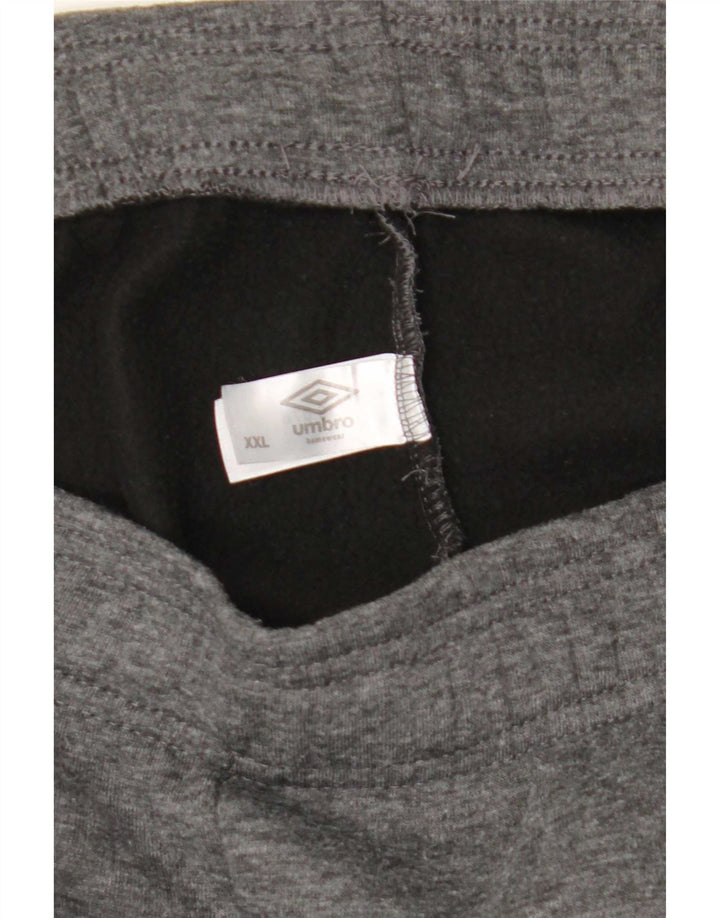 Umbro Pantalón de chándal para hombre Joggers 2XL Poliéster moteado gris