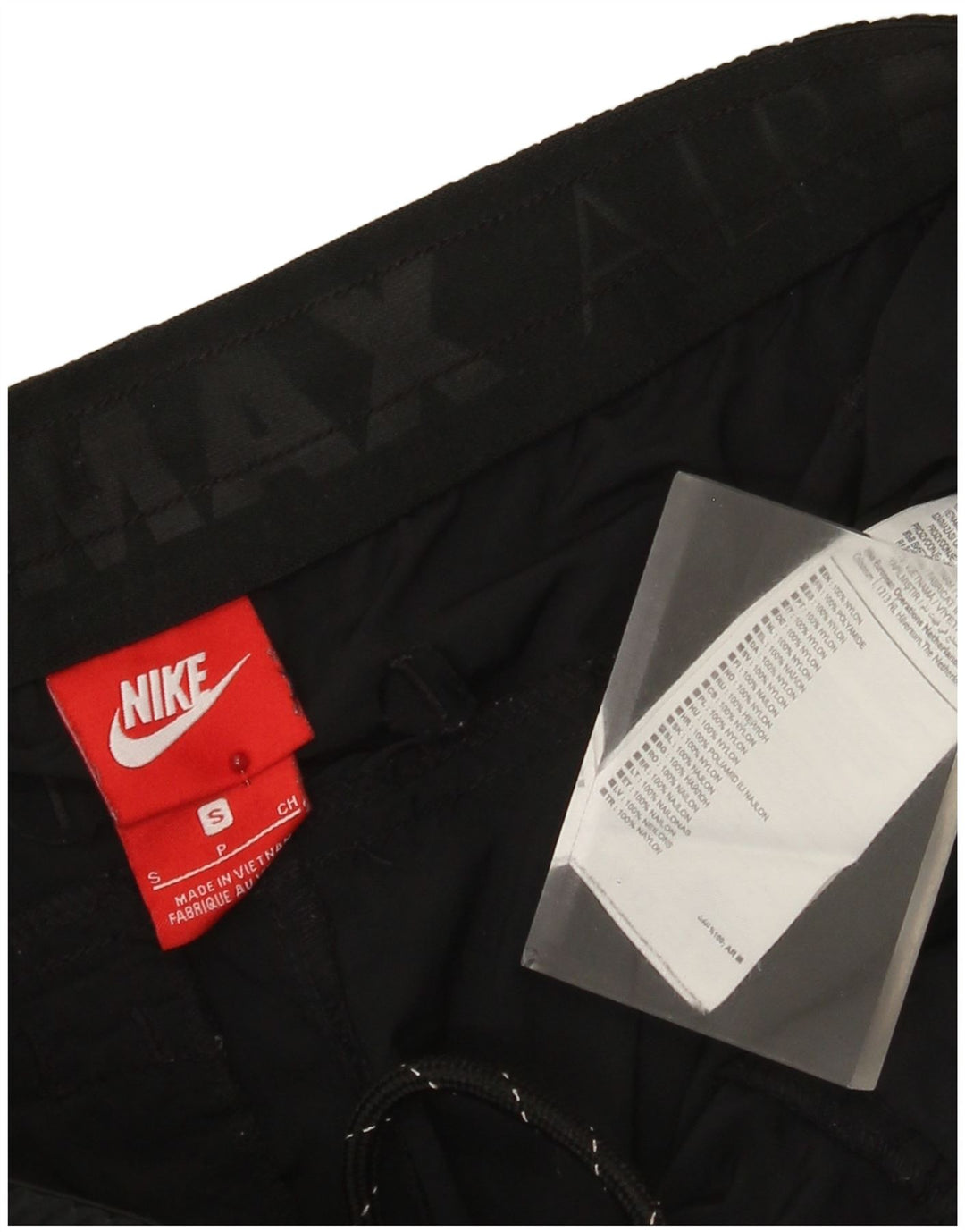 Nike - Pantalones cortos tipo cargo para hombre, talla pequeña, W29, nailon negro