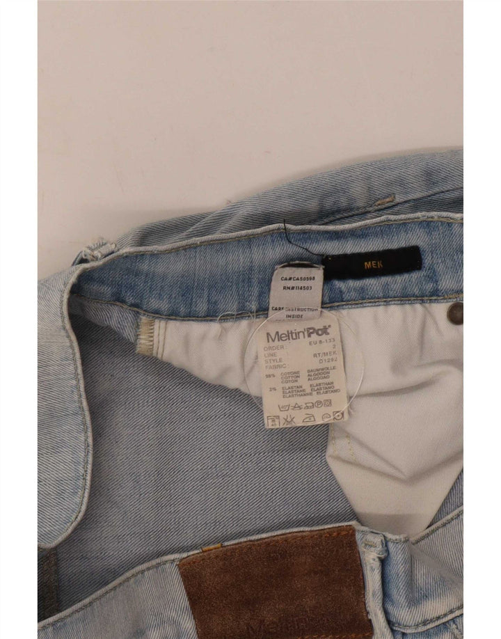 Meltin' Pot Vaqueros rectos para hombre W34 L32 Algodón azul
