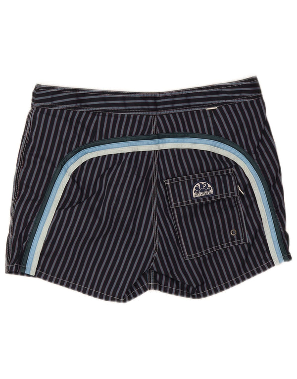 Sundek Bañador Hombre Poliéster Rayas Azul Marino Mediano