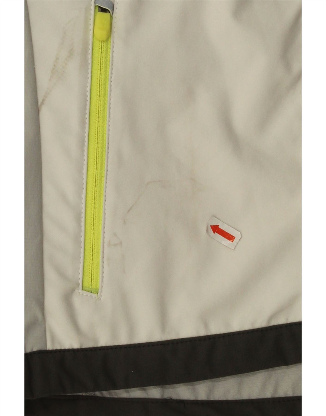 Jack Wolfskin Chaqueta de chándal para mujer UK 10 Small Grey Colourblock