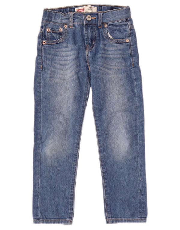Levi's Vaqueros pitillo 510 para niña 4-5 años W20 L19 Algodón azul