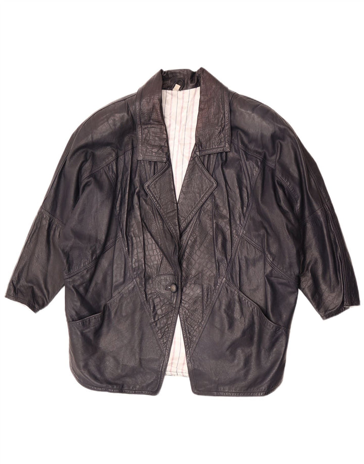Vintage mujer oversize chaqueta de gran tamaño EU 40 medio púrpura