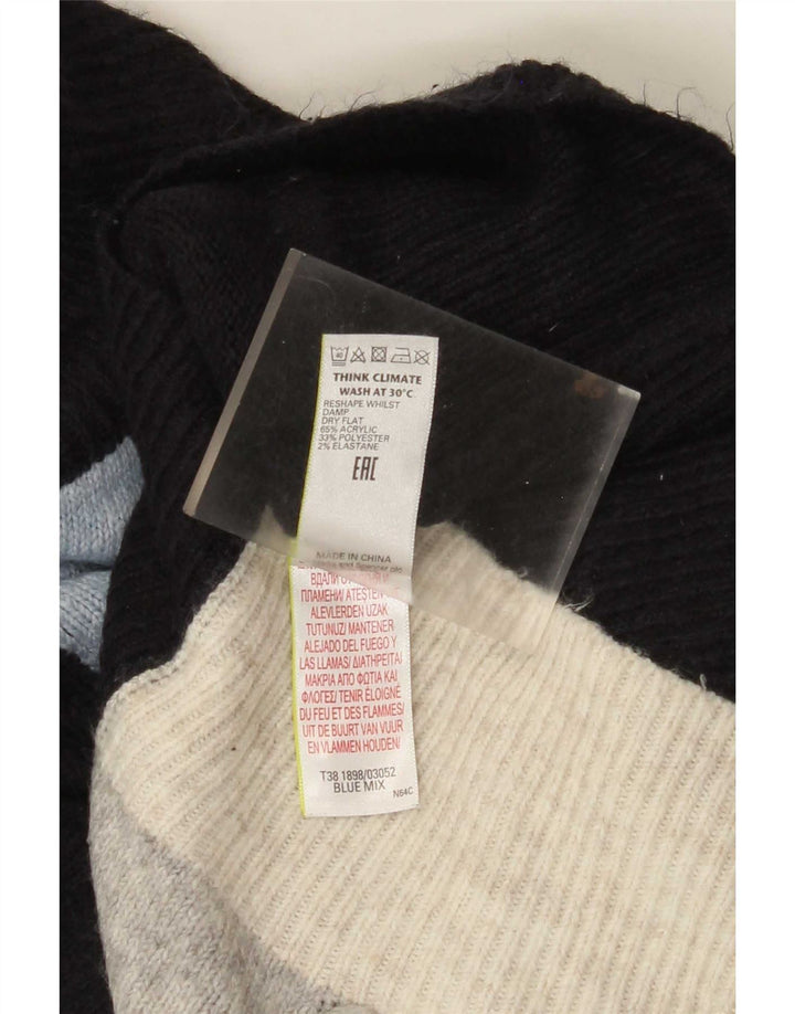 Marks & Spencer Suéter con Cuello Alto para Mujer UK 10 Small Multicolor
