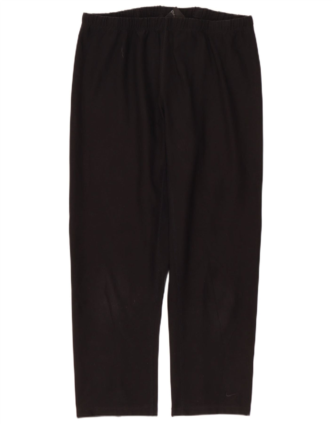 NIKE Mujer Dri Fit Chándal Pantalones UK 12 Mediano Negro Poliéster