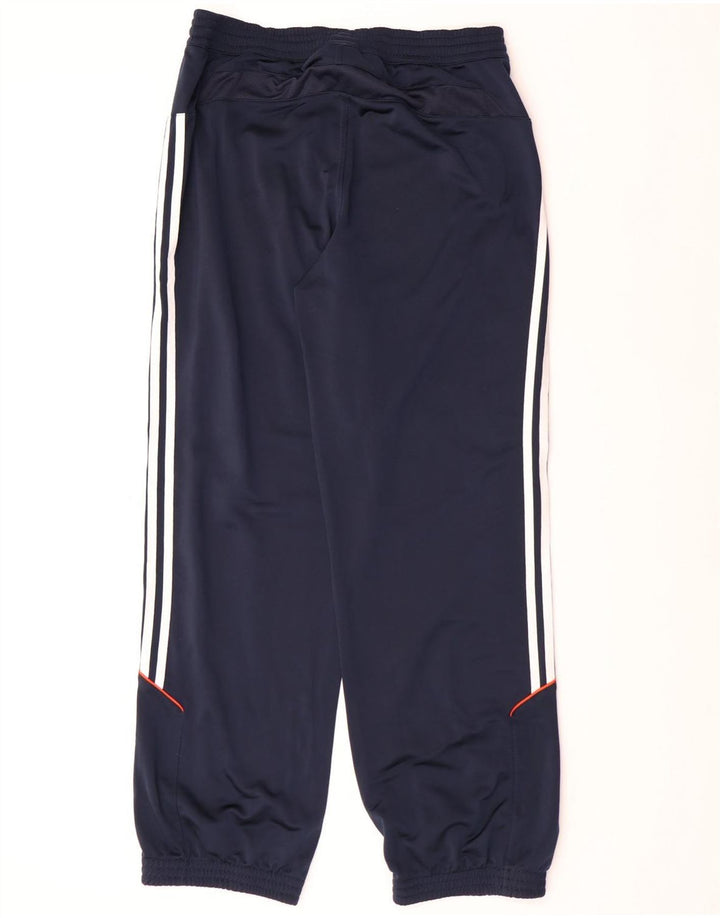 ADIDAS Pantalones de chándal para hombre Joggers UK 40/42 Medio Azul marino Poliéster