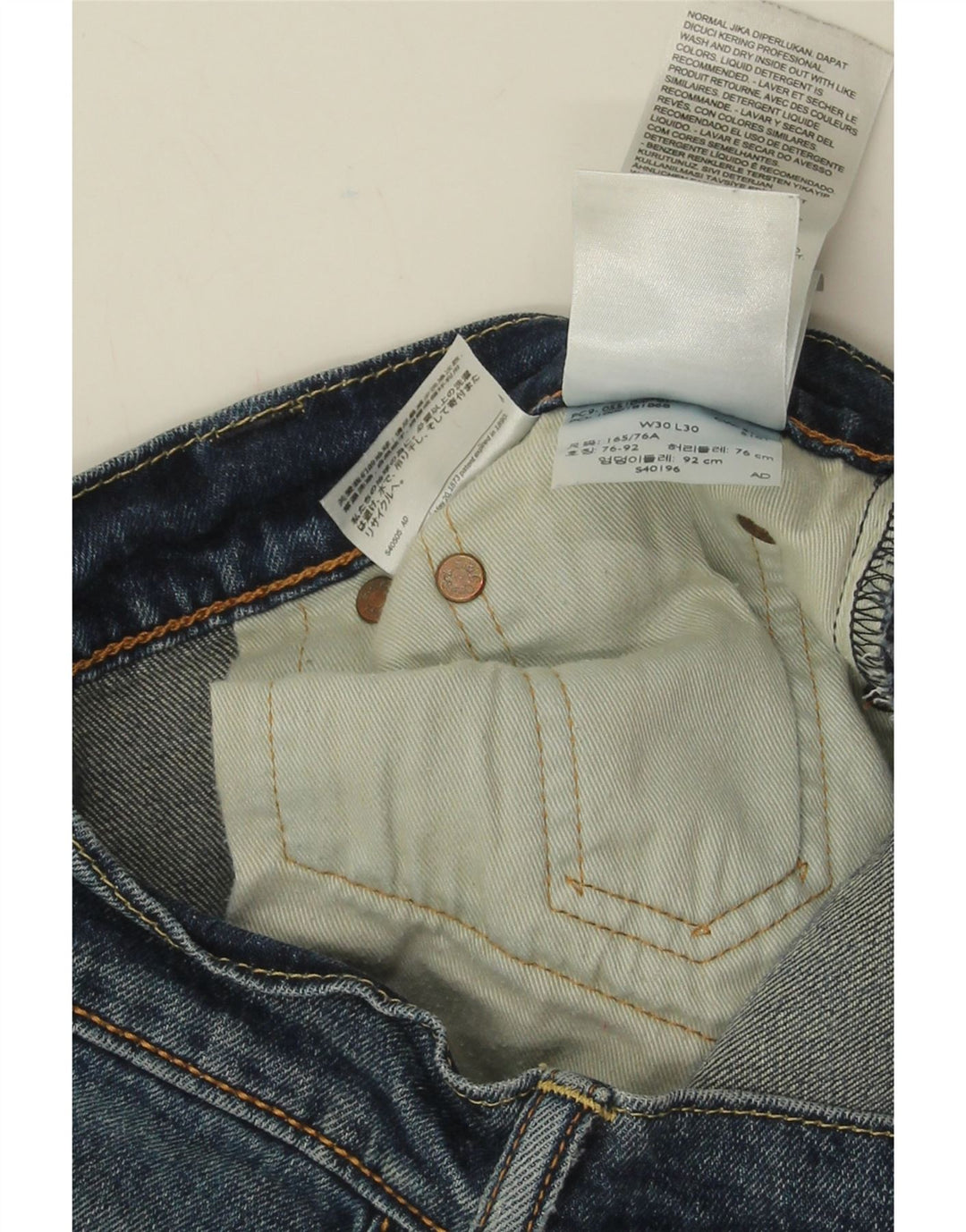 Levi's Vaqueros pitillo 510 para hombre W30 L30 Algodón azul