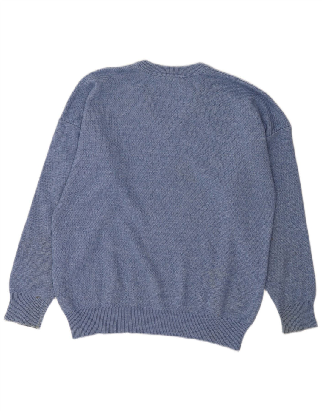Lacoste - Jersey con cuello en V para hombre, talla 5, lana azul grande