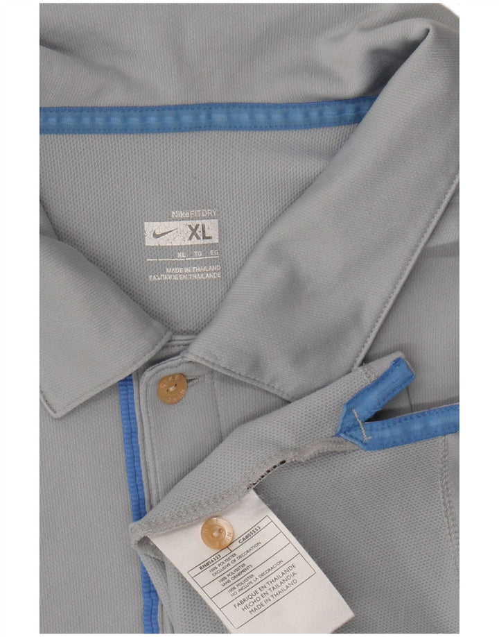 Polo NIKE Hombre XL Gris Poliéster