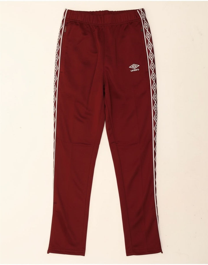 Umbro Hombre Pantalones De Chándal Gráfico Pequeño Poliéster Burdeos