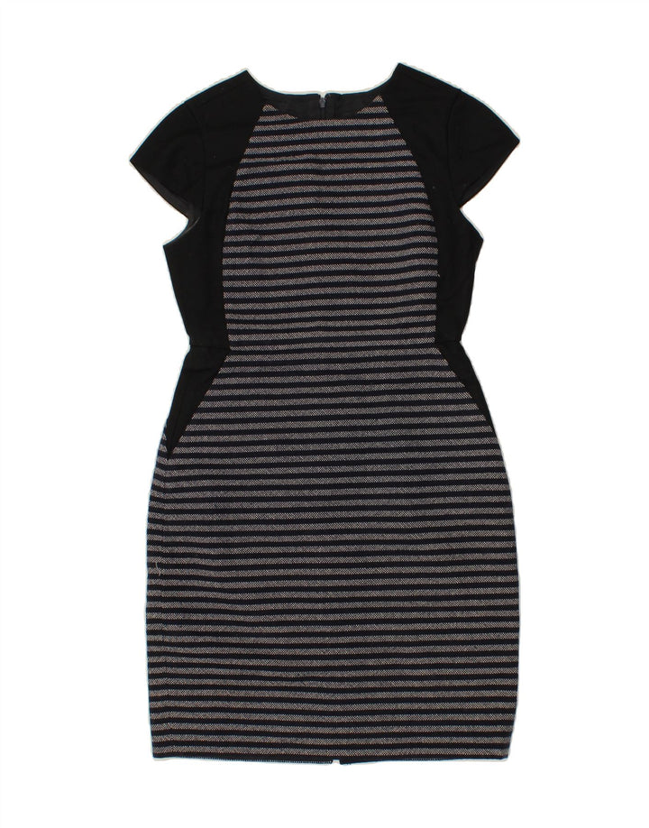 J. CREW Womens Sheath Dress US 4 Small Black Striped Wool Vintage J. Crew and Second-Hand J. Crew from Messina Hembry 
