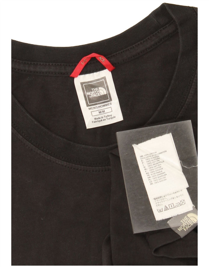 The North Face Camiseta gráfica para hombre Top Medium Black Cotton