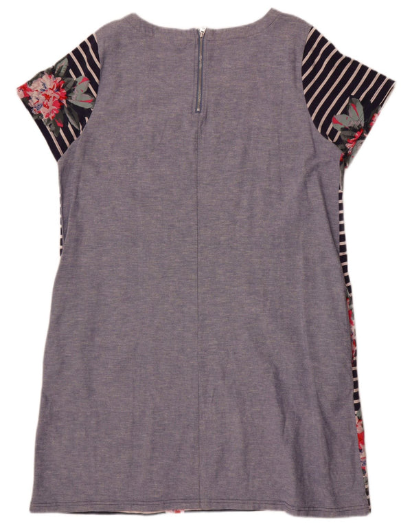 Joules Vestido estilo camiseta para mujer con gráfico UK 40 XL Algodón floral azul marino