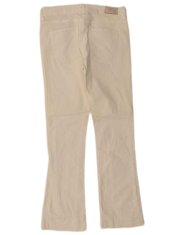 Zara Jeans de talle medio y corte ajustado para mujer EU 38 Small W28 L28 Off White