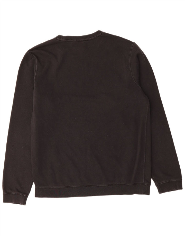 NIKE Mens Graphic Sweatshirt Jumper Medium Black Cotton