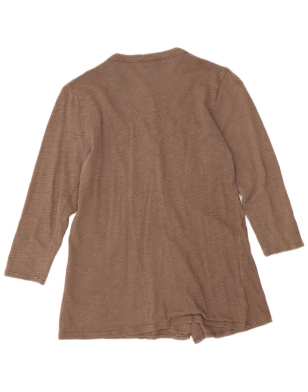Topshop Blusa de Manga 3/4 para Mujer UK 8 Small Gris