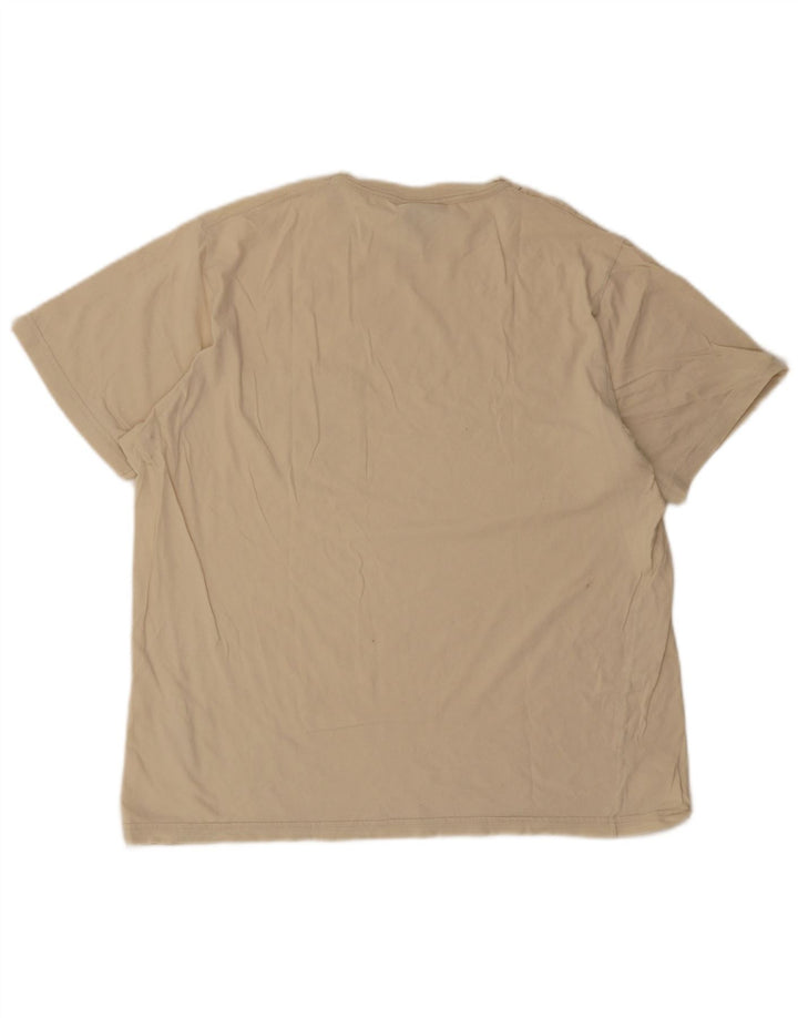 Camiseta Trussardi Hombre Top Algodón Beige Medio