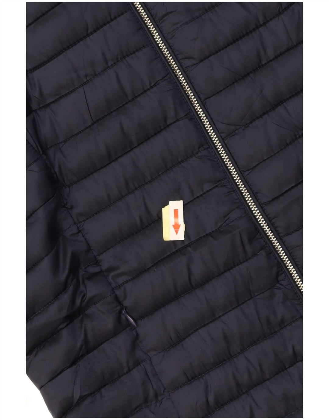 MASSIMO DUTTI Chaqueta acolchada con capucha para mujer UK 40 Small Azul marino