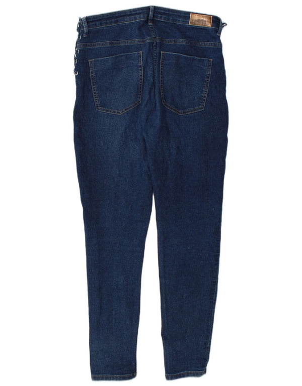Zara Vaqueros pitillo para mujer EU 42 Large W32 L28 Algodón azul