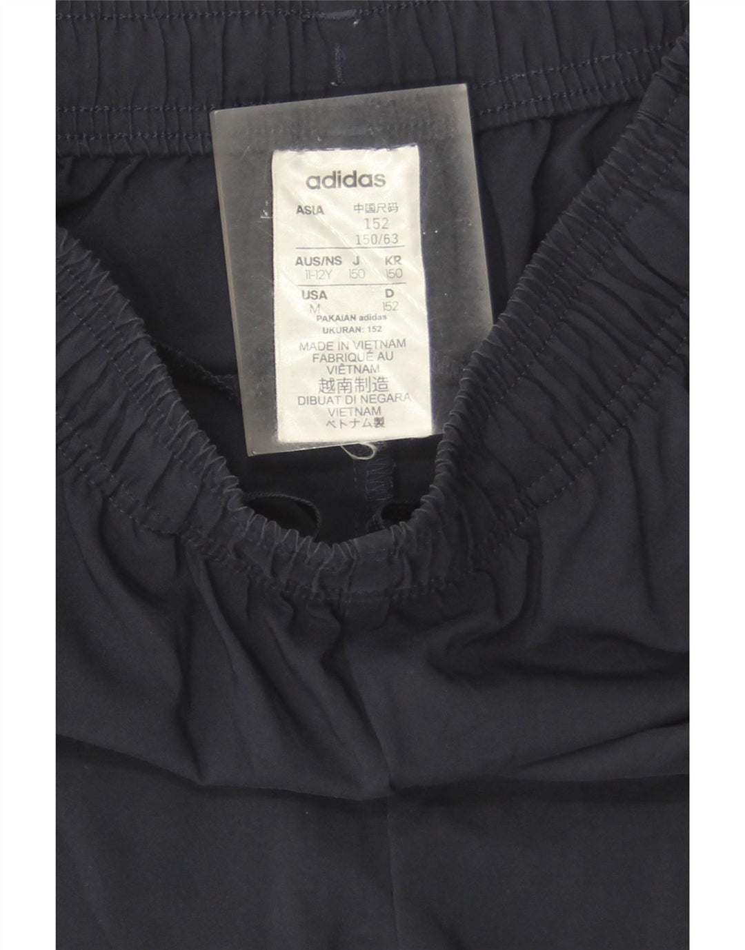 Adidas Pantalón Corto Deportivo Niño 11-12 Años Azul Marino Poliéster
