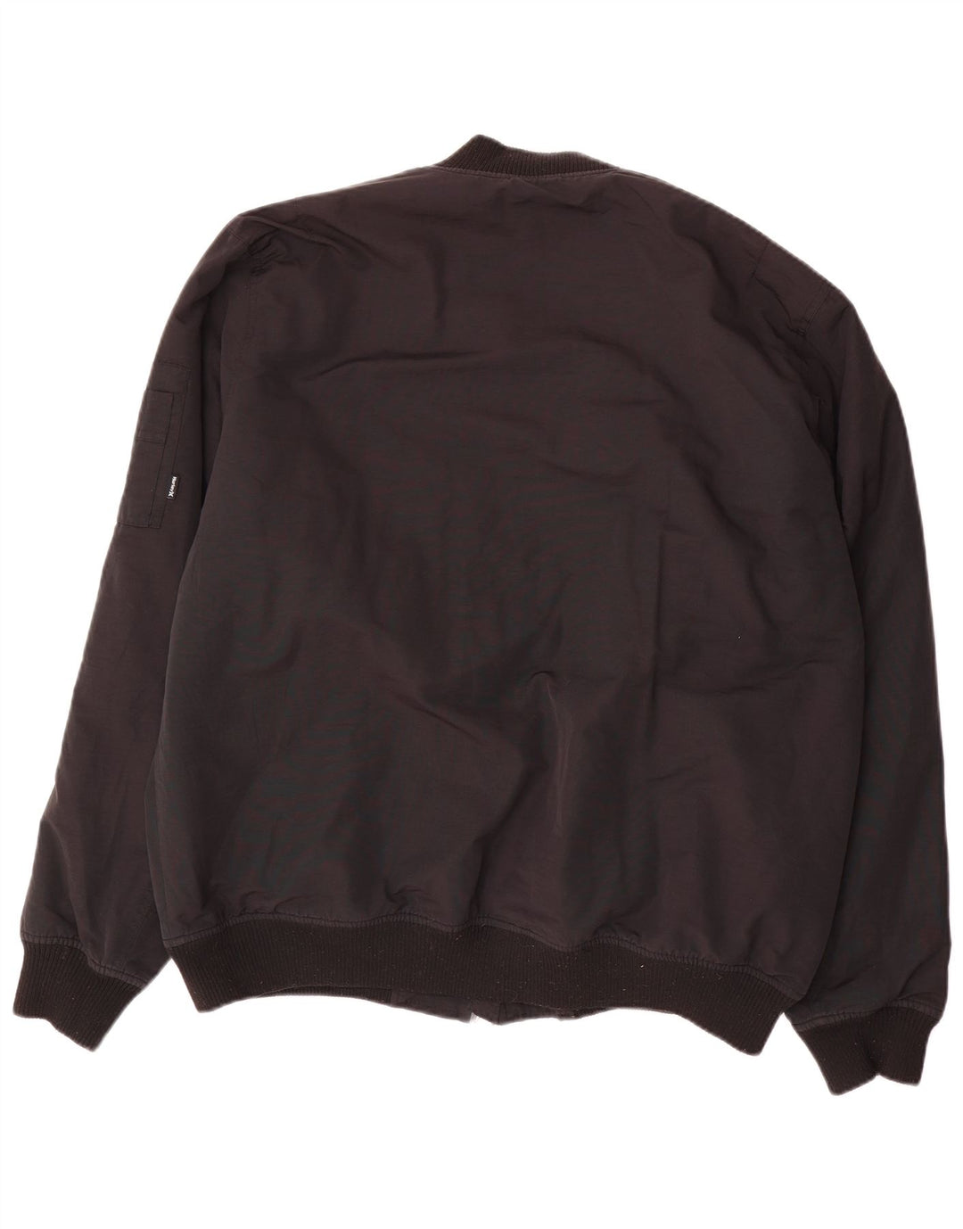 HURLEY Chaqueta bomber para hombre UK 44 2XL Nylon negro