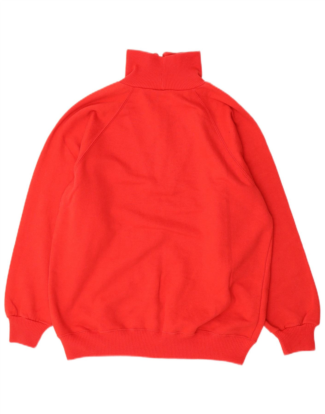 JOY Sudadera con Cuello y Cremallera para Mujer UK 10 Small Red Cotton