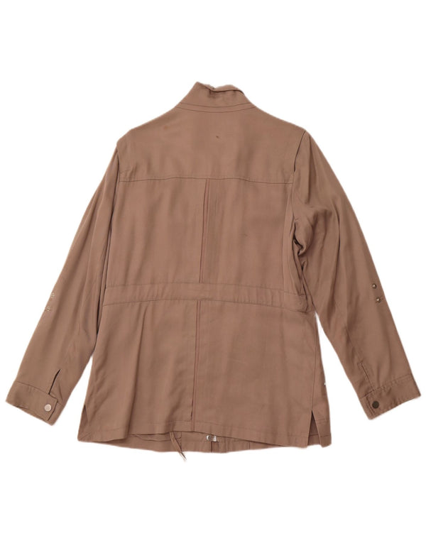 MINT VELVET Chaqueta utilitaria para mujer UK 44 Lyocell marrón medio