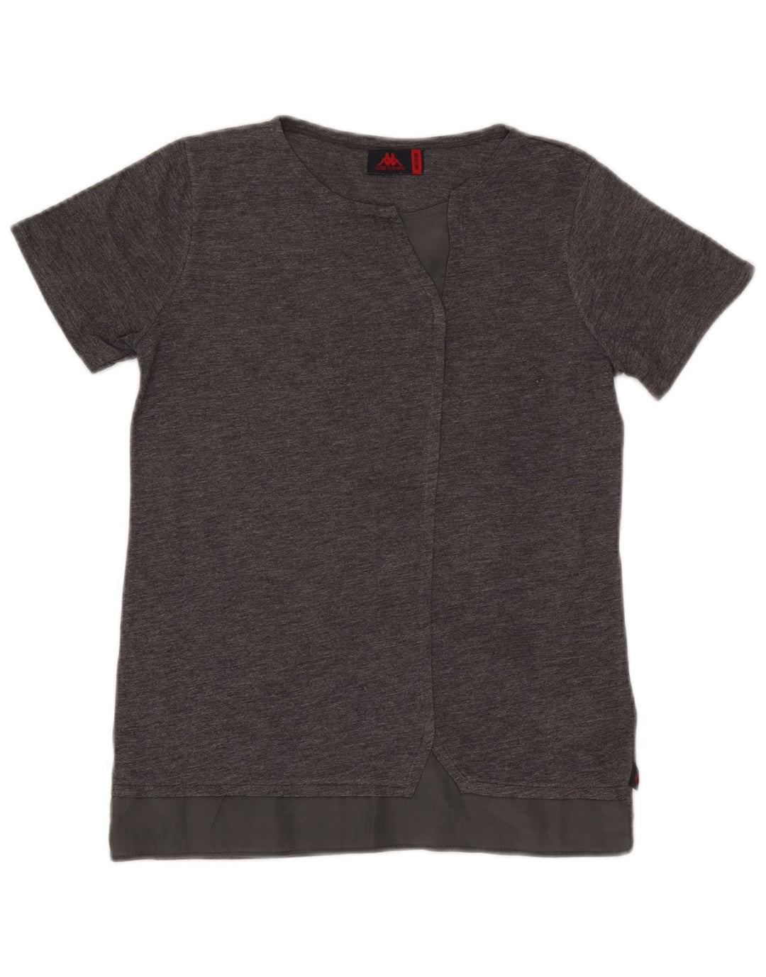 Kappa Camiseta Mujer Top UK 40 Poliéster Gris Medio