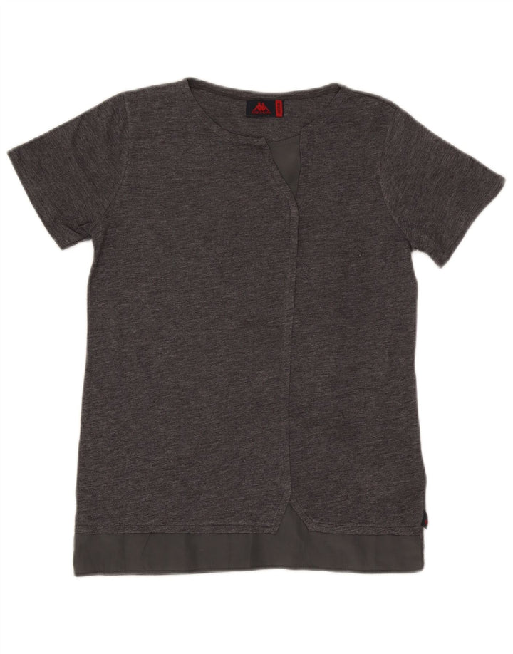 Kappa Camiseta Mujer Top UK 40 Poliéster Gris Medio