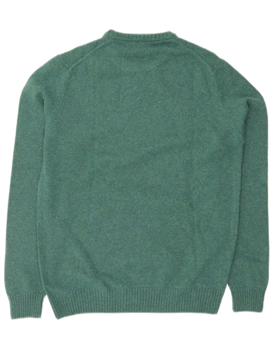 Jersey Trussardi Hombre Con Cuello Redondo De Lana Verde Medio