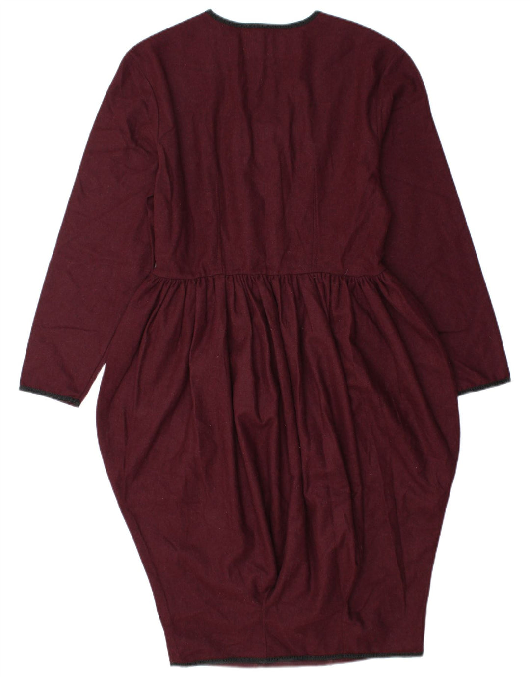 Vestido burbuja vintage para mujer IT 42 Borgoña medio