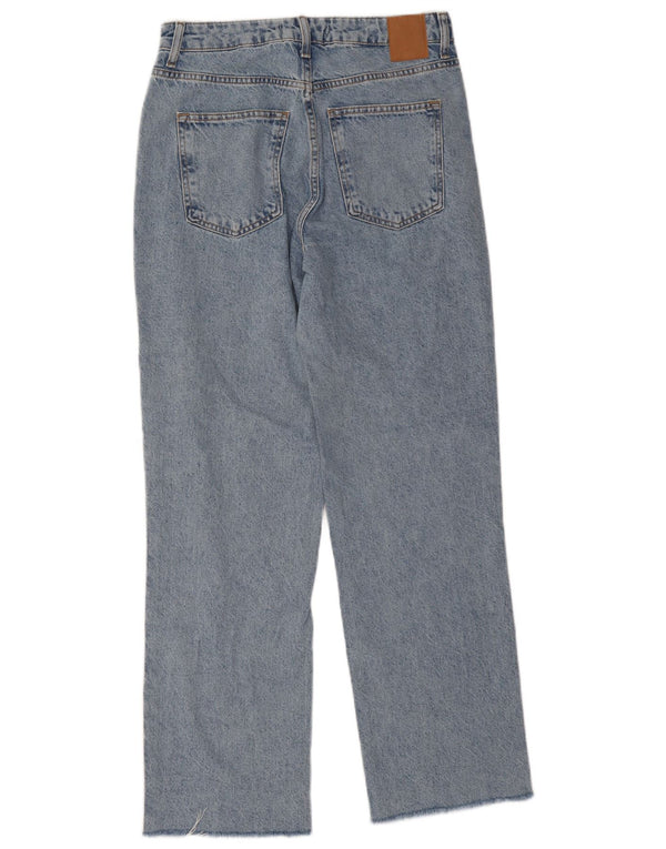 Zara Jeans Rectos Mujer EU 38 Small W28 L29 Algodón Azul