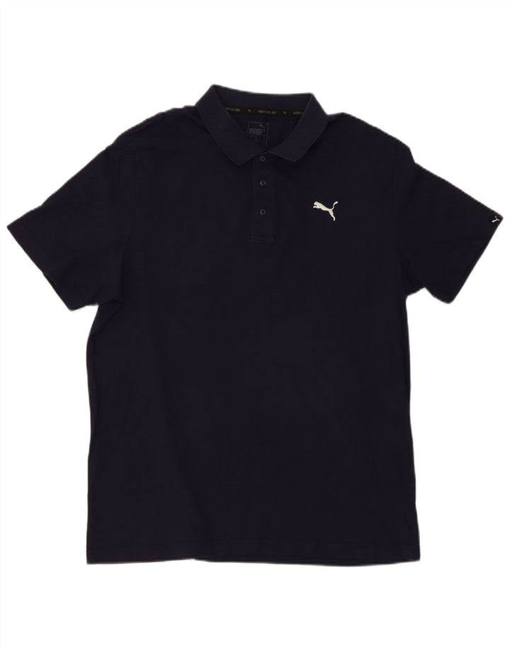 Puma Polo para hombre grande azul marino