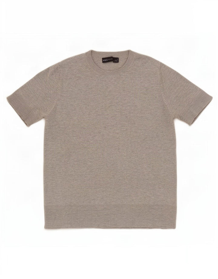 Marks & Spencer - Camiseta corta para mujer (talla 40), color gris