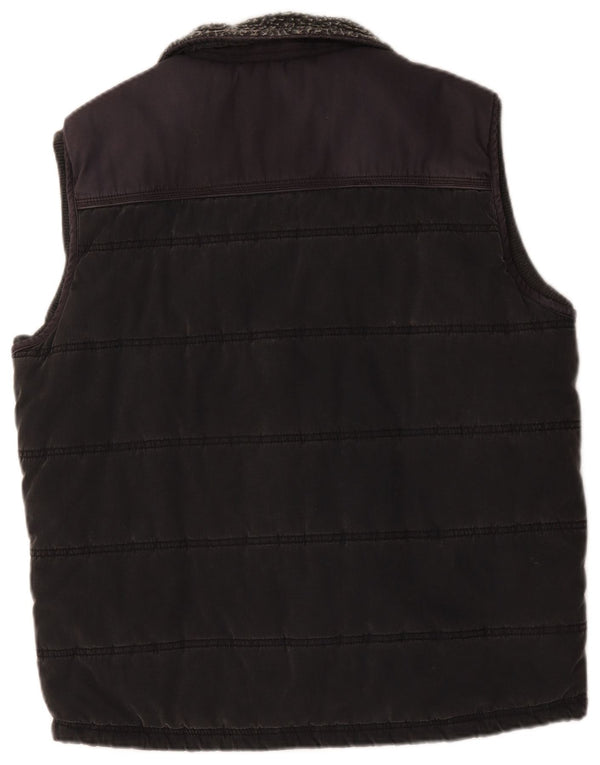 Chaleco acolchado para hombre Fat Face UK 40 Large Gris Algodón