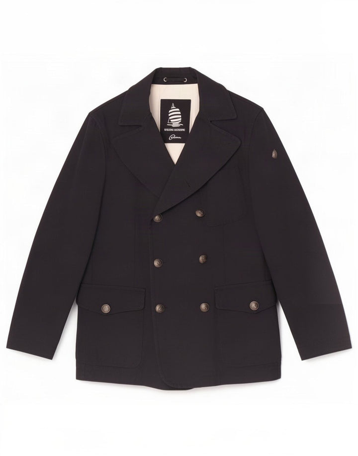 Marina Yachting Chaqueta tipo blazer con doble botonadura para hombre IT 48 Medium Black