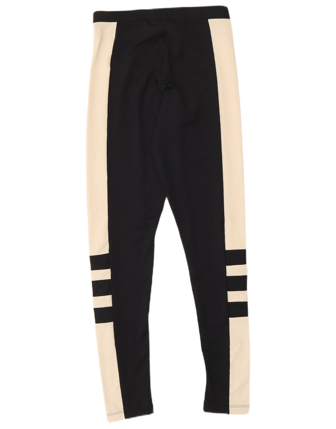 Leggings ADIDAS para mujer Reino Unido 8 Pequeño Negro Colorblock Poliéster