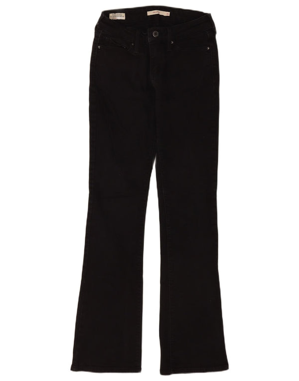 Levi's Mujer 715 Vaqueros Bootcut W26 L32 Algodón Negro