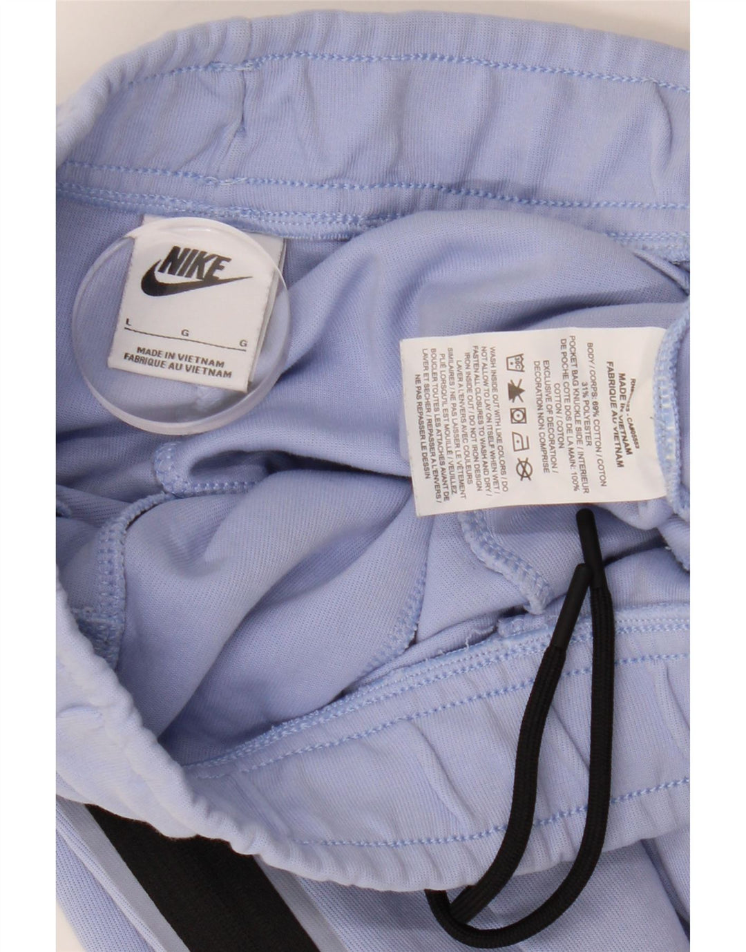 NIKE - Pantalones de chándal para mujer, talla 40, talla grande, algodón azul