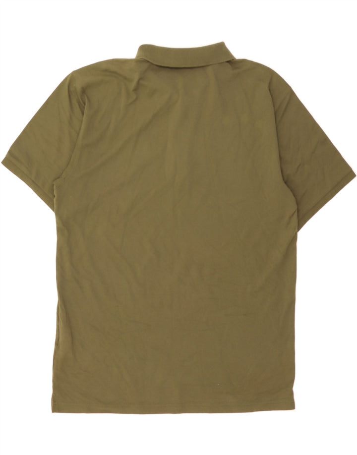 CHAMPION Mens Polo Shirt 2XL Khaki Cotton Vintage Champion and Second-Hand Champion from Messina Hembry 