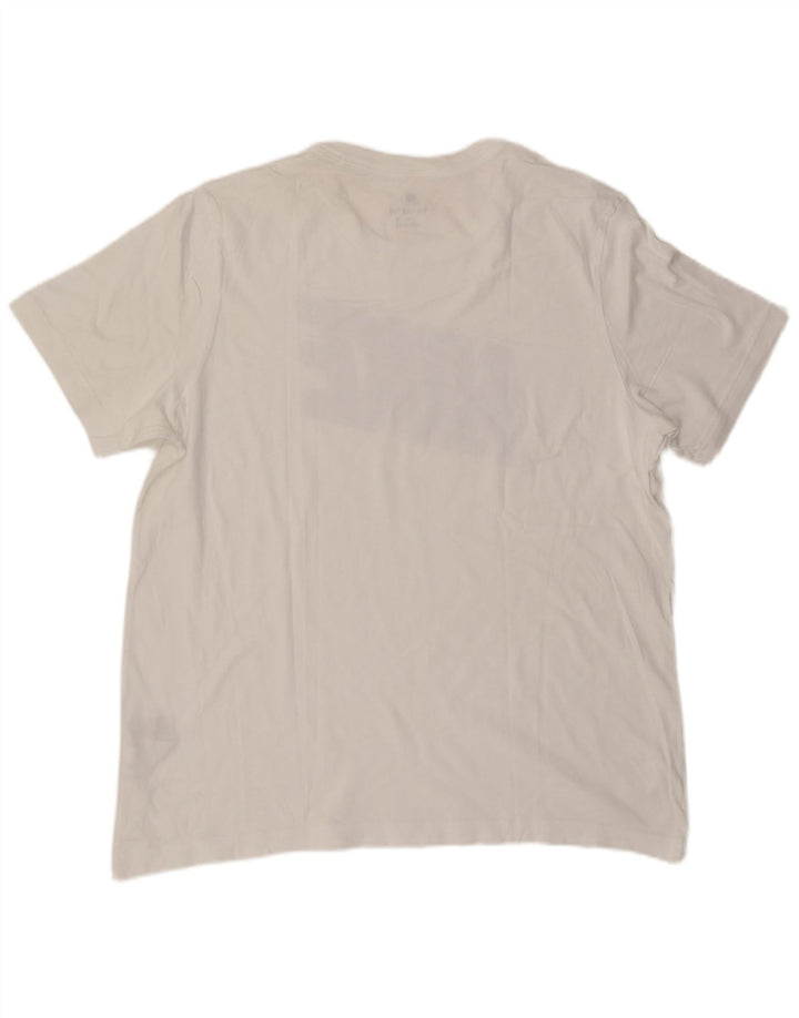 Nike Camiseta gráfica para hombre Top XL Blanco Algodón