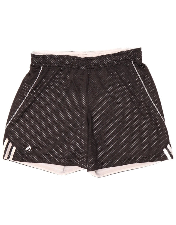 ADIDAS Pantalones cortos deportivos para mujer UK 44 Mediano Negro Poliéster